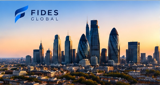 City of London skyline at dusk